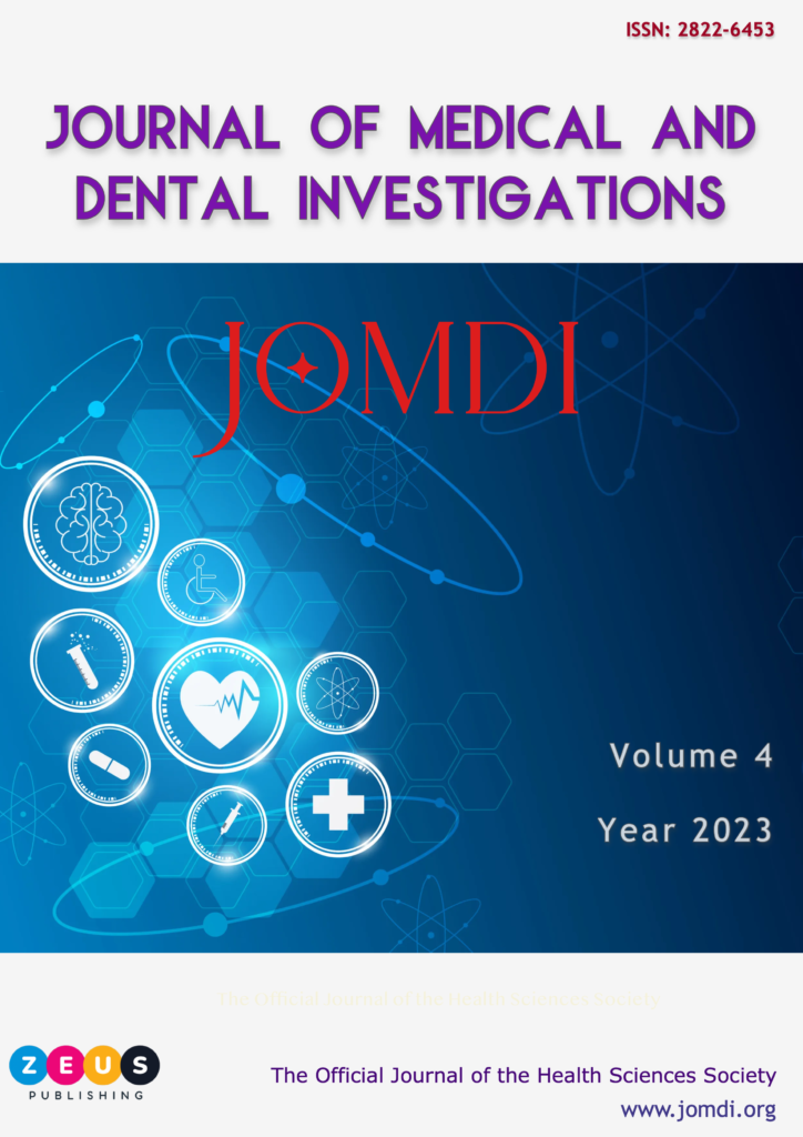 JOMDI - Journal of Medical and Dental Investigations cover